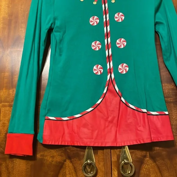 Wondershop Target Girls M Christmas Elf Long Sleeve Shirt Holiday Christmas - Picture 9 of 11